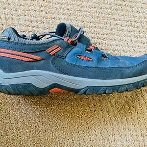Keen Shoe Womens‎ 6.5 Targhee Low Hiking Boot Waterproof  Blue Eur 37 Outdoors